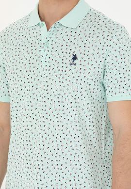 Erkek Su Yeşili Tişört - 50263269043