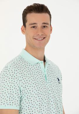 Erkek Su Yeşili Tişört - 50263269043