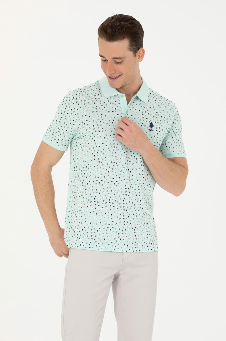 Erkek Su Yeşili Tişört