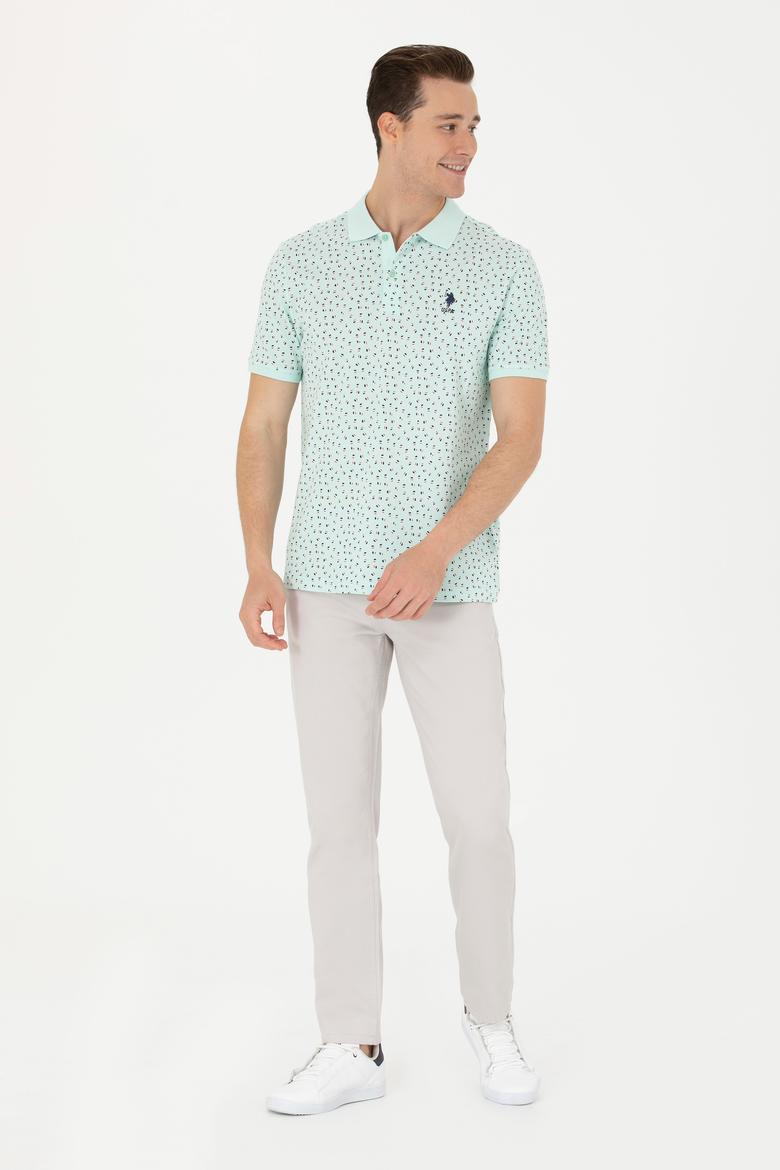 Erkek Su Yeşili Tişört - 50263269043