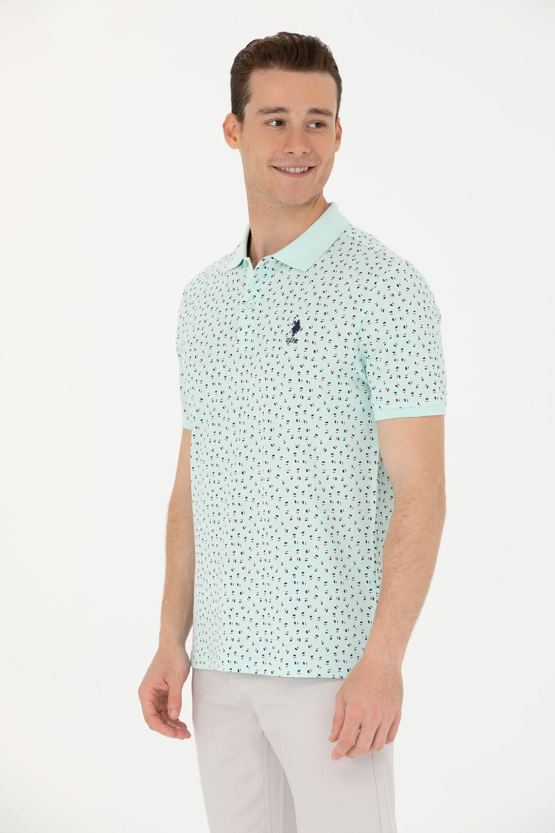 Erkek Su Yeşili Tişört - 50263269043