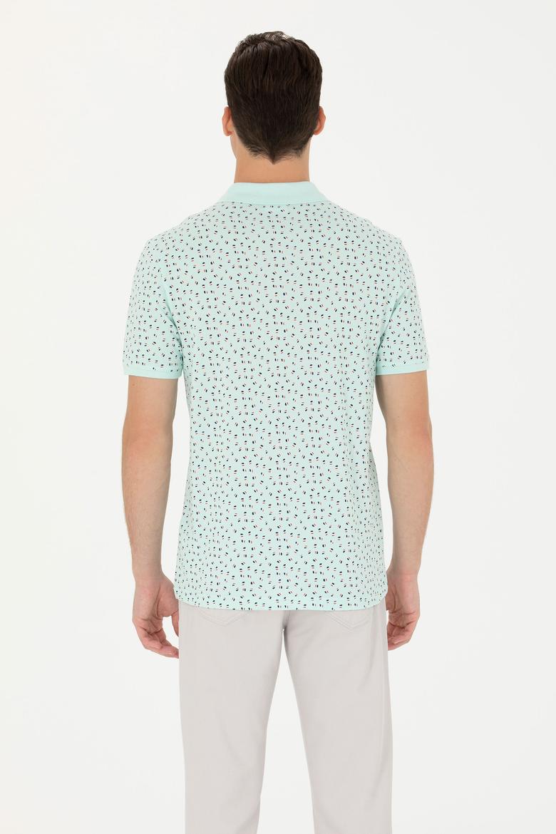 Erkek Su Yeşili Tişört - 50263269043