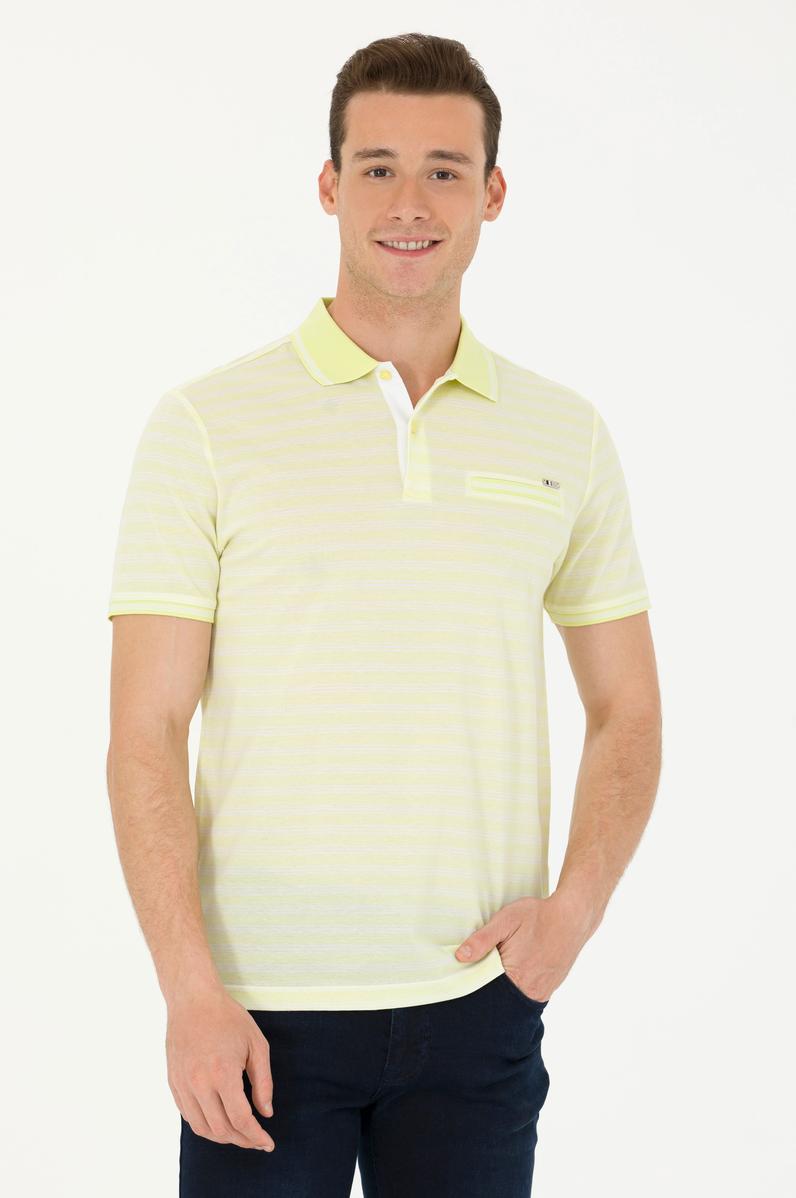 Erkek Açık Sarı Tişört