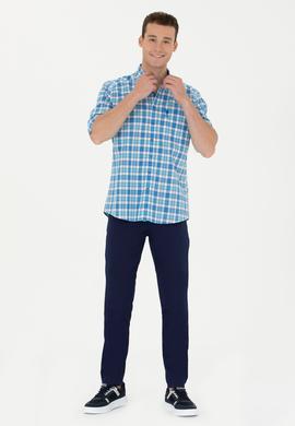 Erkek Yeşil Uzun Kollu Gömlek - 50263693016