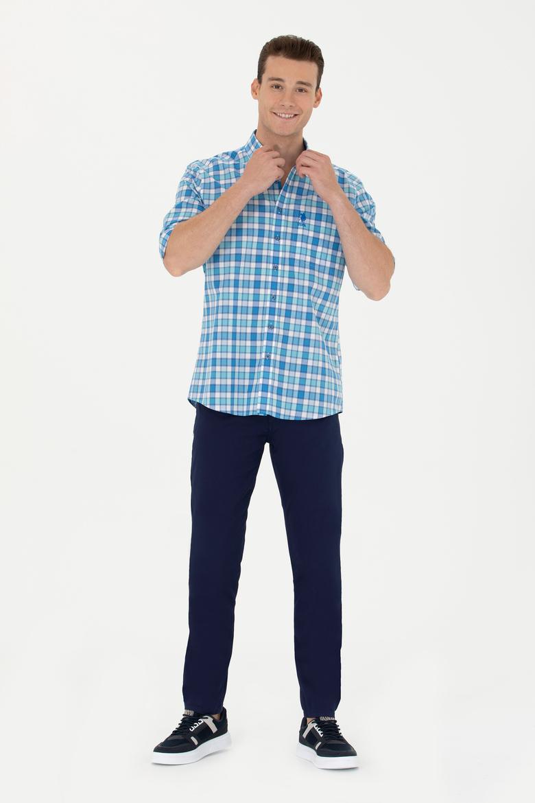 Erkek Yeşil Uzun Kollu Gömlek - 50263693016