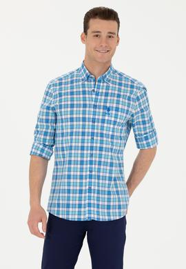 Erkek Yeşil Uzun Kollu Gömlek - 50263693016