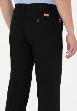 Erkek Regular Fit Siyah Kanvas / Chino Pantolon - 50266050040