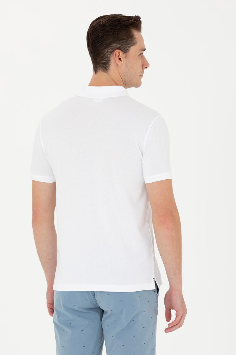Erkek Beyaz Basic Tişört - 50267944020