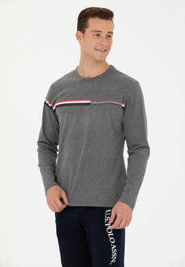 Erkek Antrasit Melanj Pijama Takımı - 50284688002