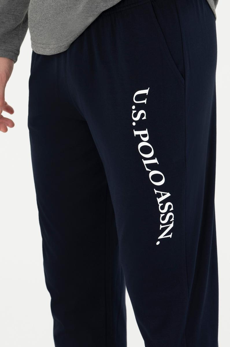 Erkek Antrasit Melanj Pijama Takımı