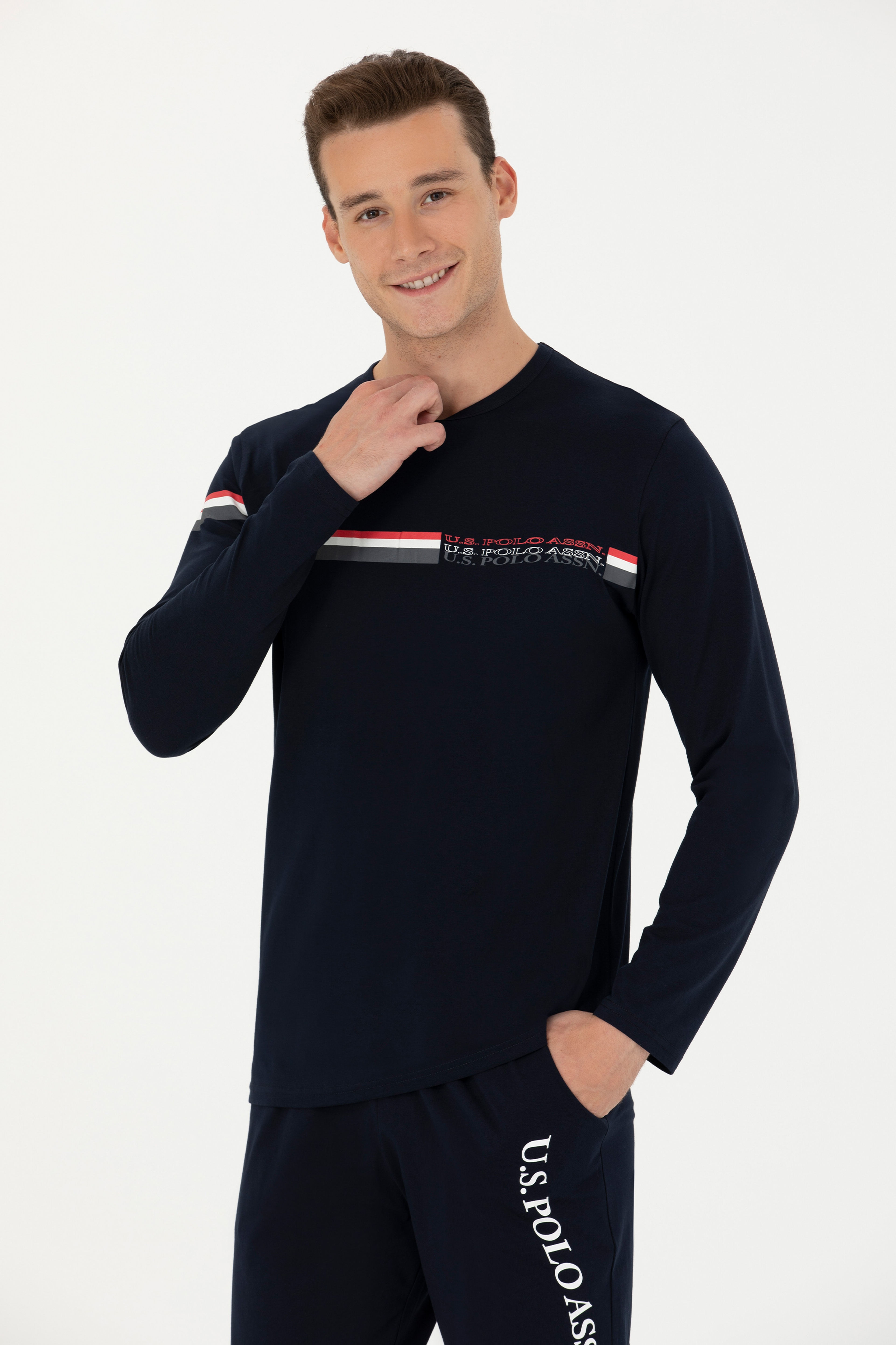 Erkek Lacivert Pijama Takımı - Image 2