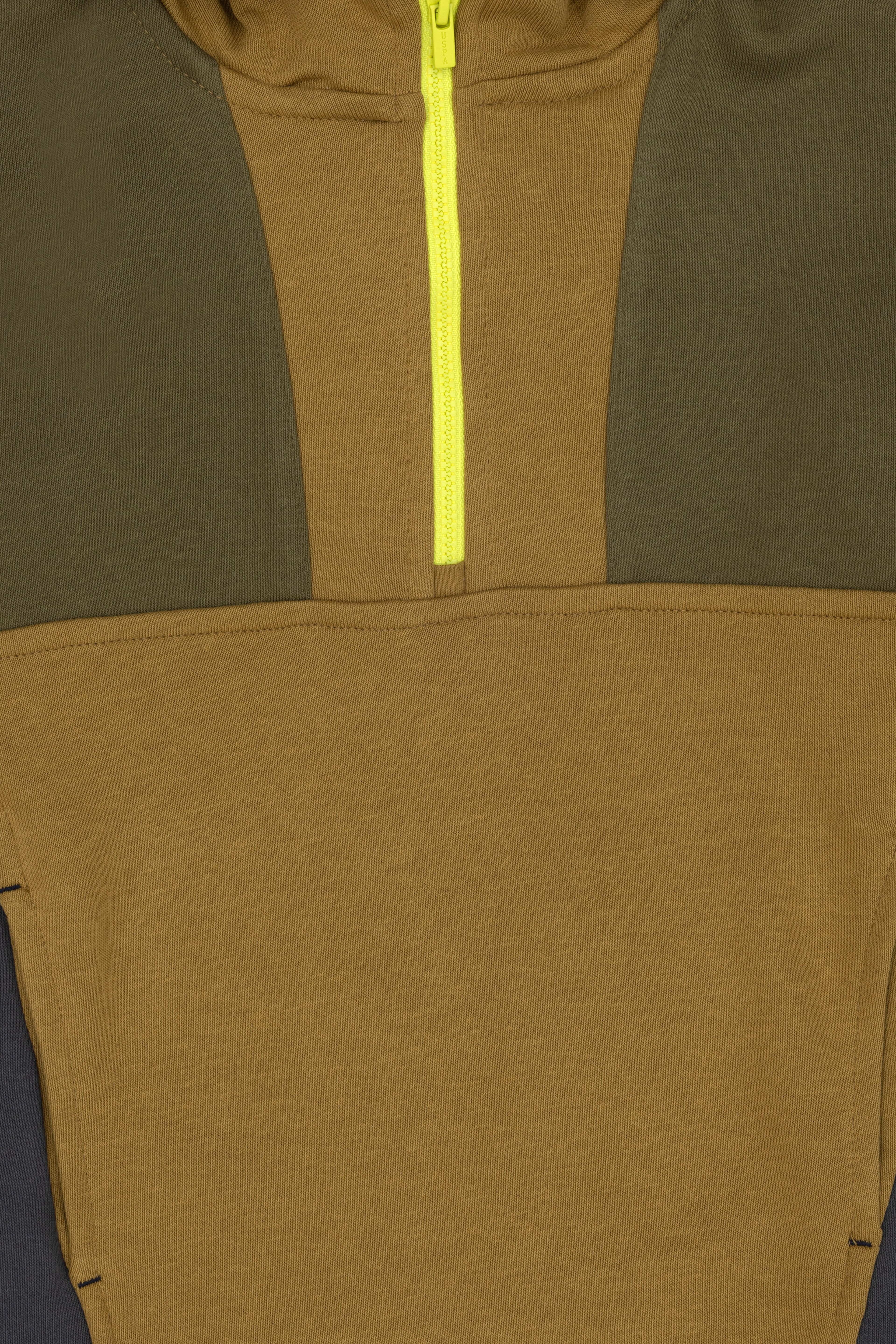 Erkek Çocuk Bej Kapüşonlu Sweatshirt - Image 3