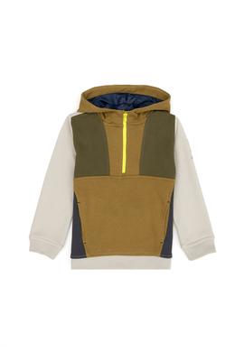 Erkek Çocuk Bej Kapüşonlu Sweatshirt - 50270828022