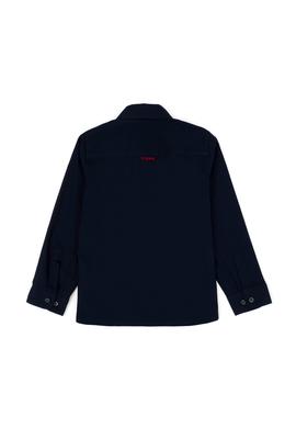 Erkek Çocuk Lacivert Uzun Kollu Basic Gömlek - 50271303033