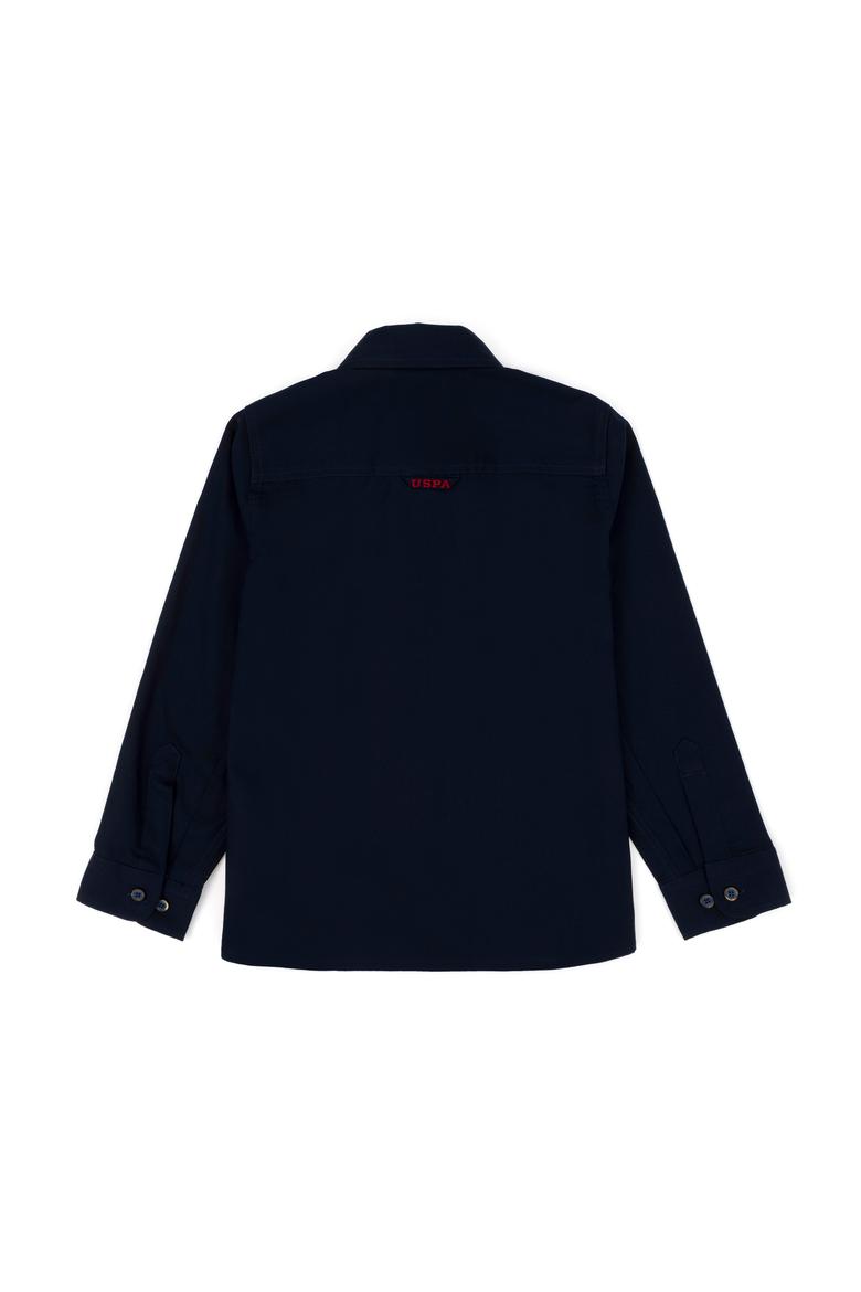 Erkek Çocuk Lacivert Uzun Kollu Basic Gömlek - 50271303033