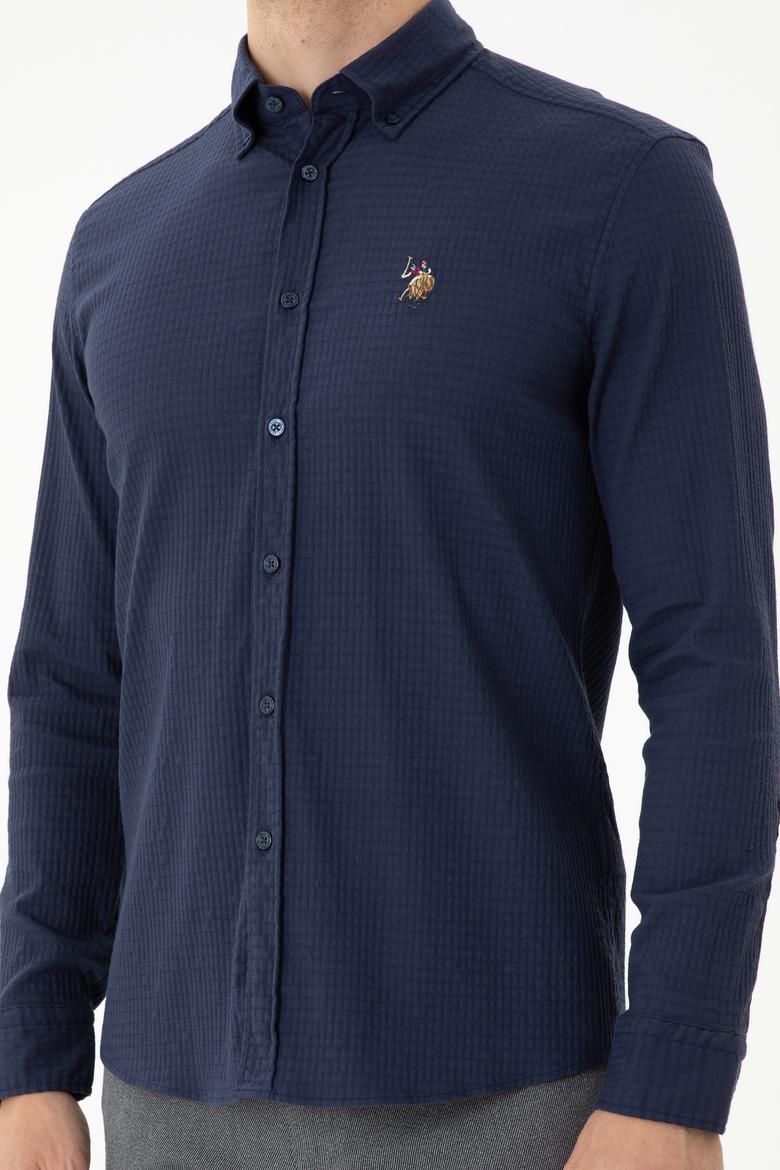 Erkek Lacivert Uzun Kollu Gömlek - 50272752024