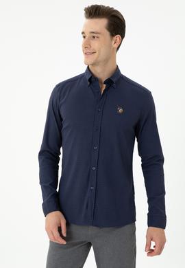 Erkek Lacivert Uzun Kollu Gömlek - 50272752024