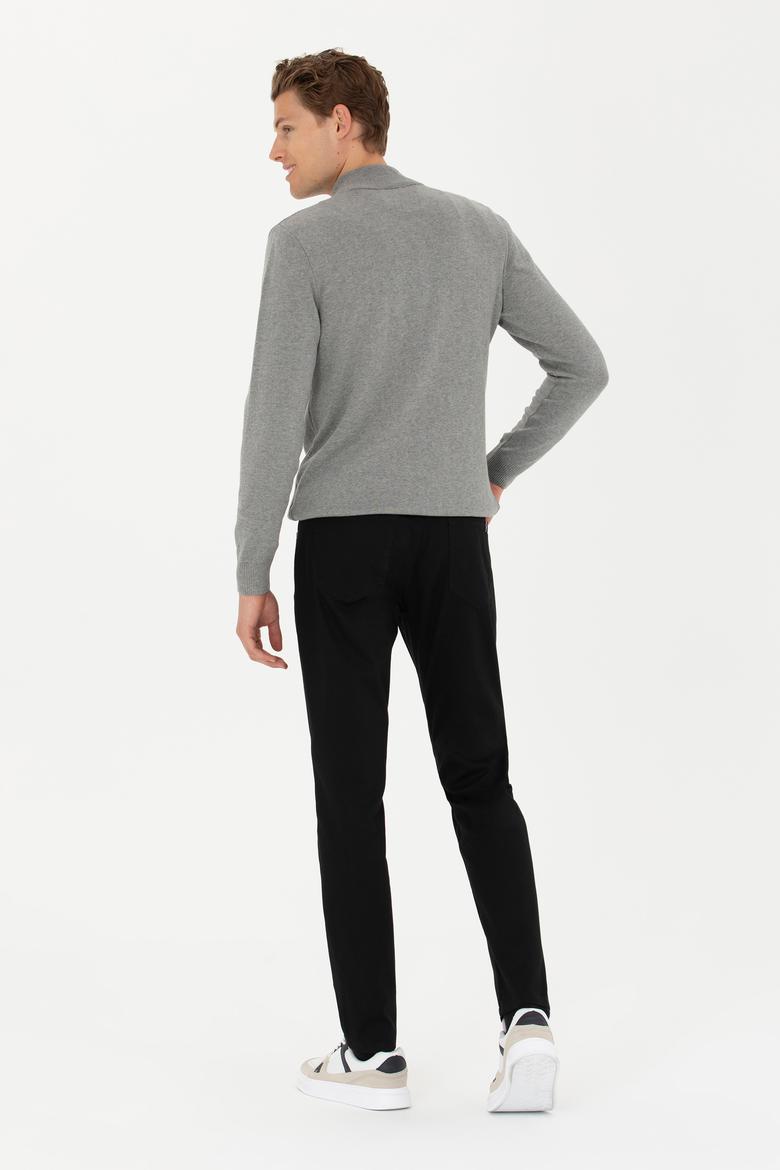 Erkek Siyah Kanvas Pantolon - 50275982021