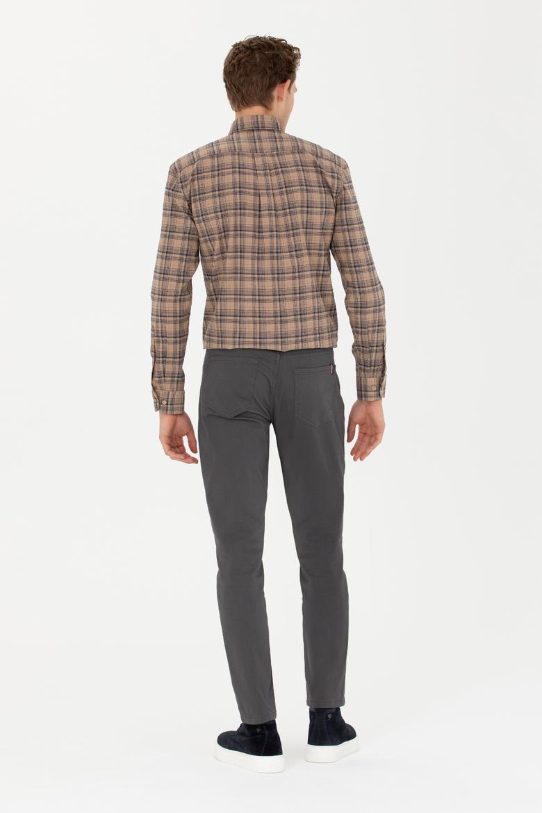 Erkek Antrasit Kanvas Pantolon - 50275982041