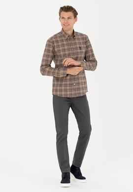 Erkek Antrasit Kanvas Pantolon - 50275982041