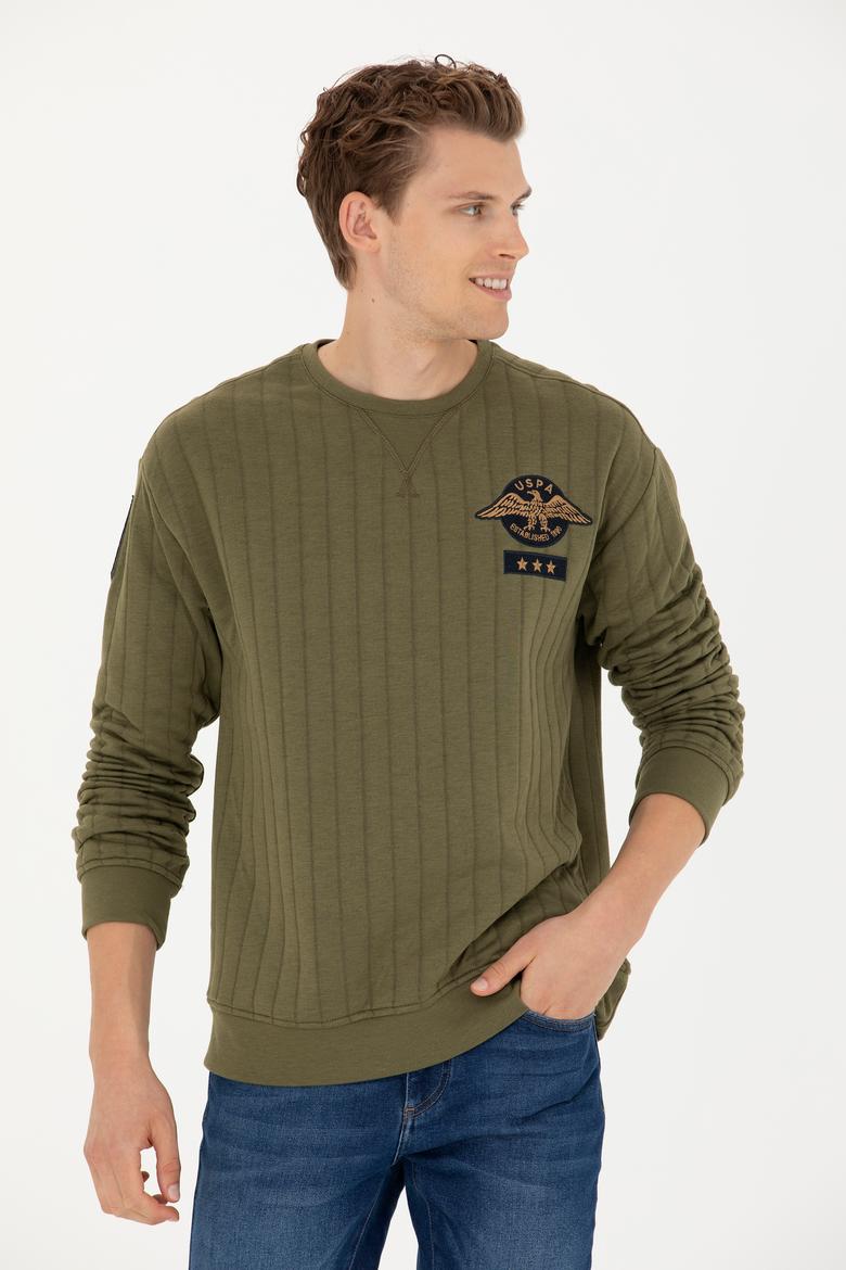 Erkek Haki Sweatshirt - 50270819048