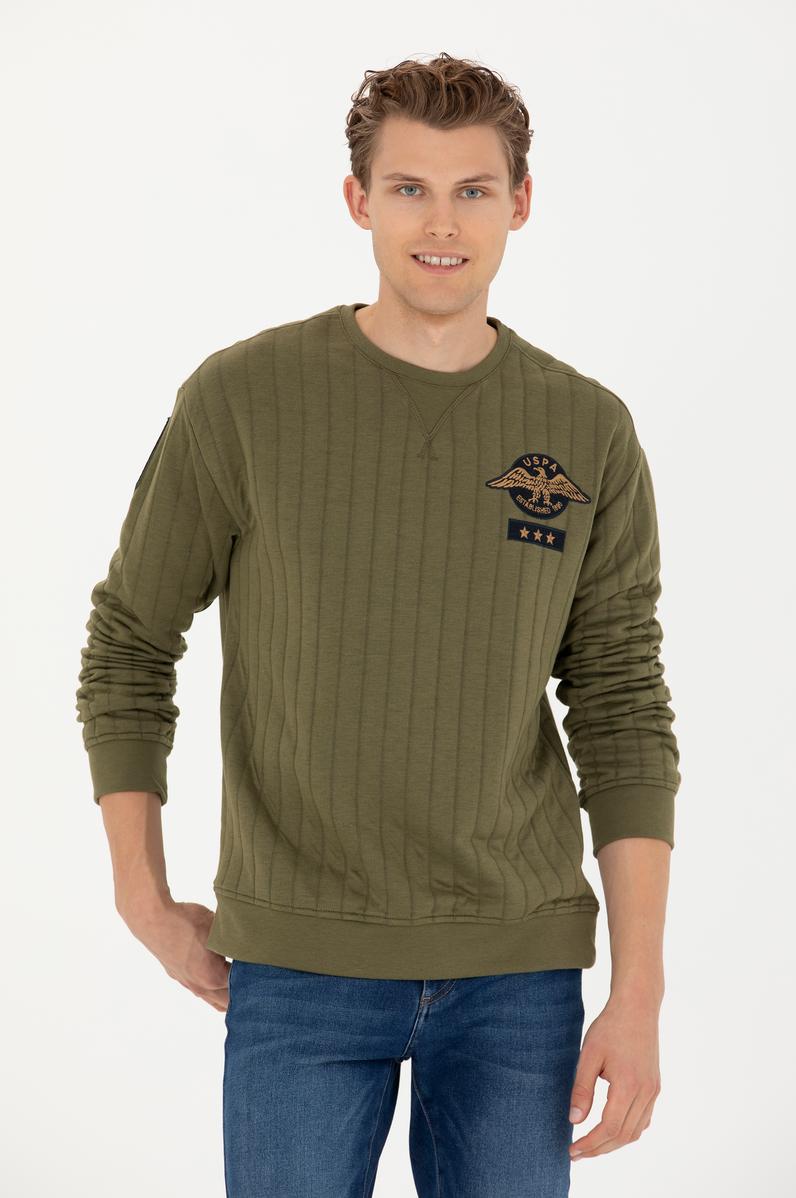 Erkek Haki Sweatshirt