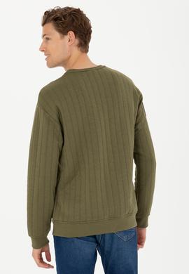 Erkek Haki Sweatshirt - 50270819048