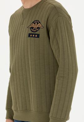 Erkek Haki Sweatshirt - 50270819048