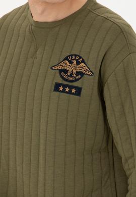 Erkek Haki Sweatshirt - 50270819048