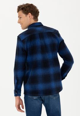 Erkek Lacivert Uzun Kollu Gömlek - 50272653001