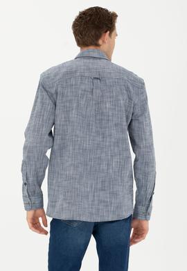 Erkek Lacivert Uzun Kollu Gömlek - 50272701010