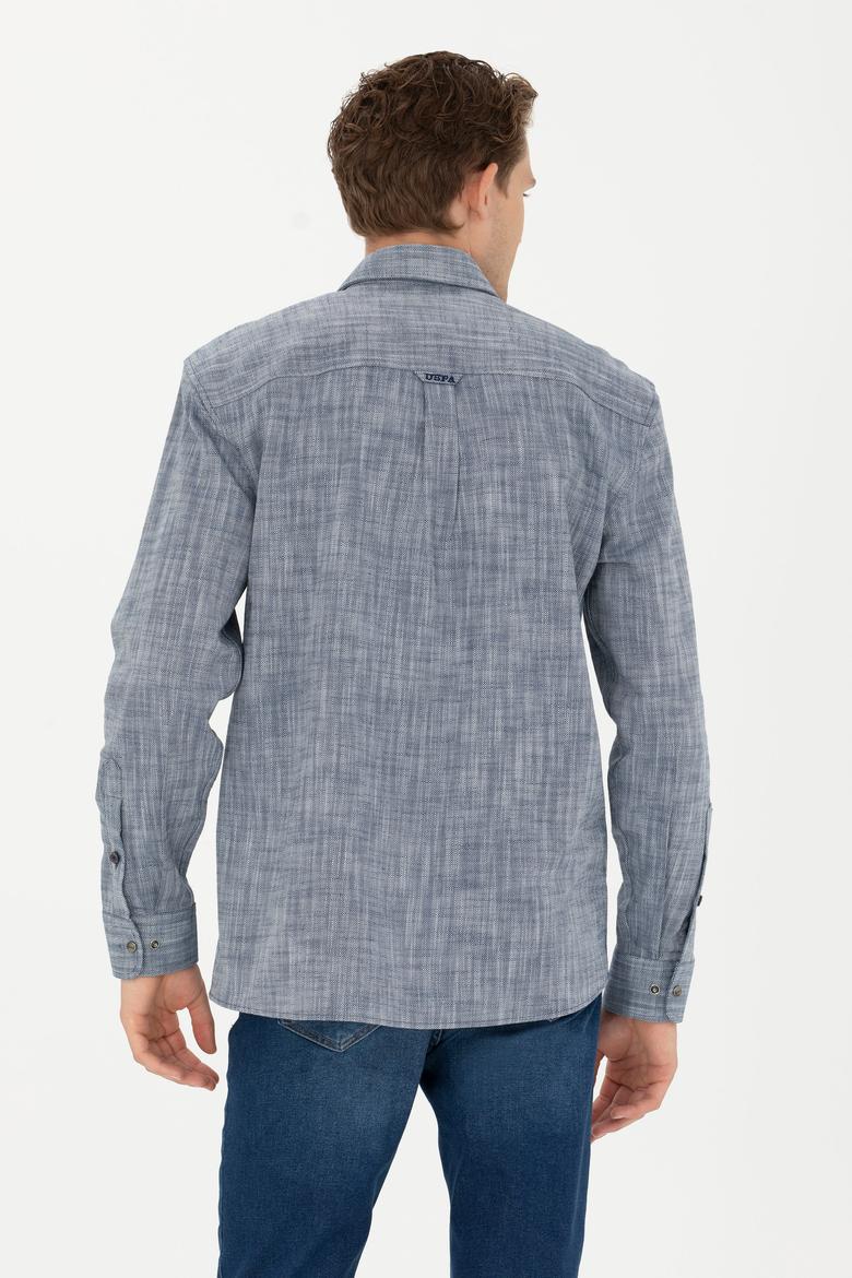 Erkek Lacivert Uzun Kollu Gömlek - 50272701010