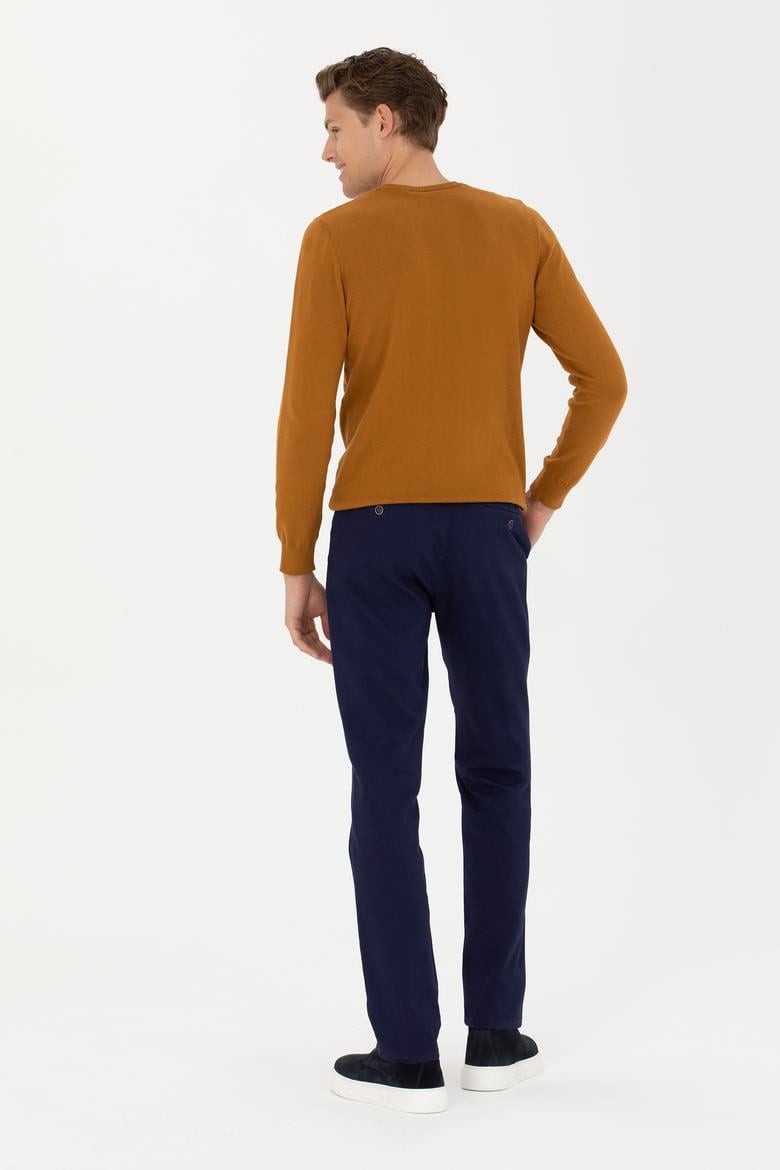 Erkek Lacivert Kanvas / Chino Pantolon - 50266089004