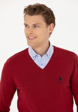 Erkek Bordo Kazak - 50277106015