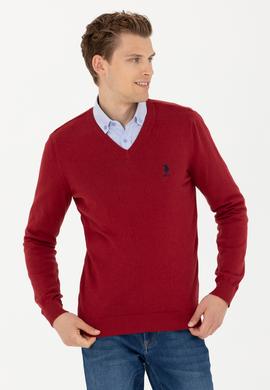 Erkek Bordo Kazak - 50277106015