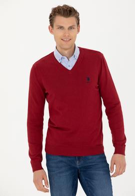 Erkek Bordo Kazak - 50277106015