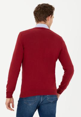 Erkek Bordo Kazak - 50277106015