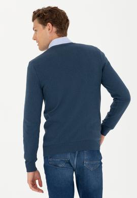 Erkek Lacivert Kazak - 50277106006