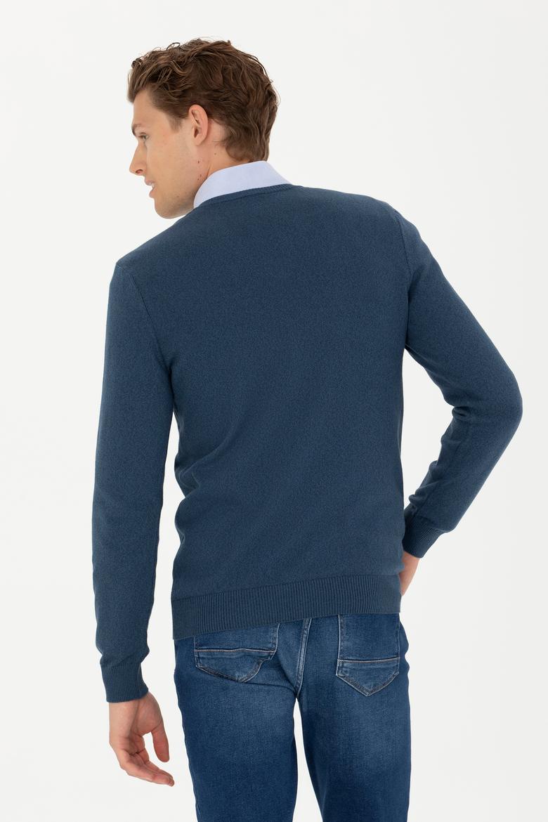 Erkek Lacivert Kazak - 50277106006