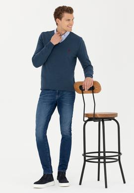 Erkek Lacivert Kazak - 50277106006