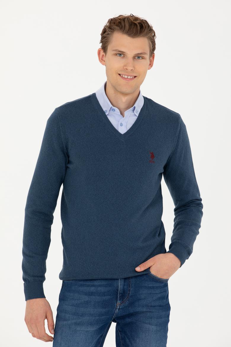 Erkek Lacivert Kazak - 50277106006