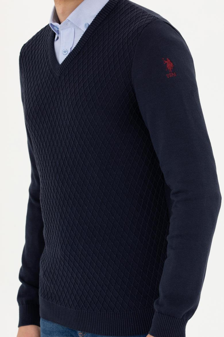 Erkek Lacivert Kazak - 50277090001