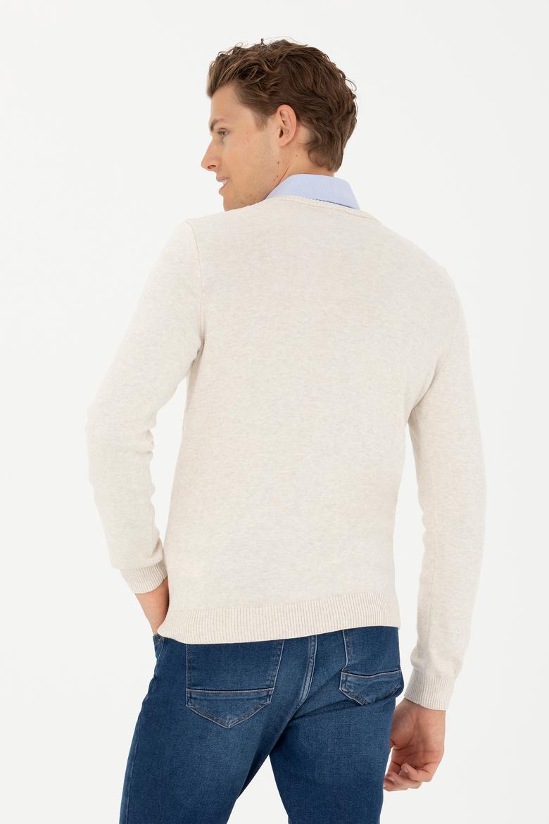 Erkek Taş Melanj Kazak - 50277090010