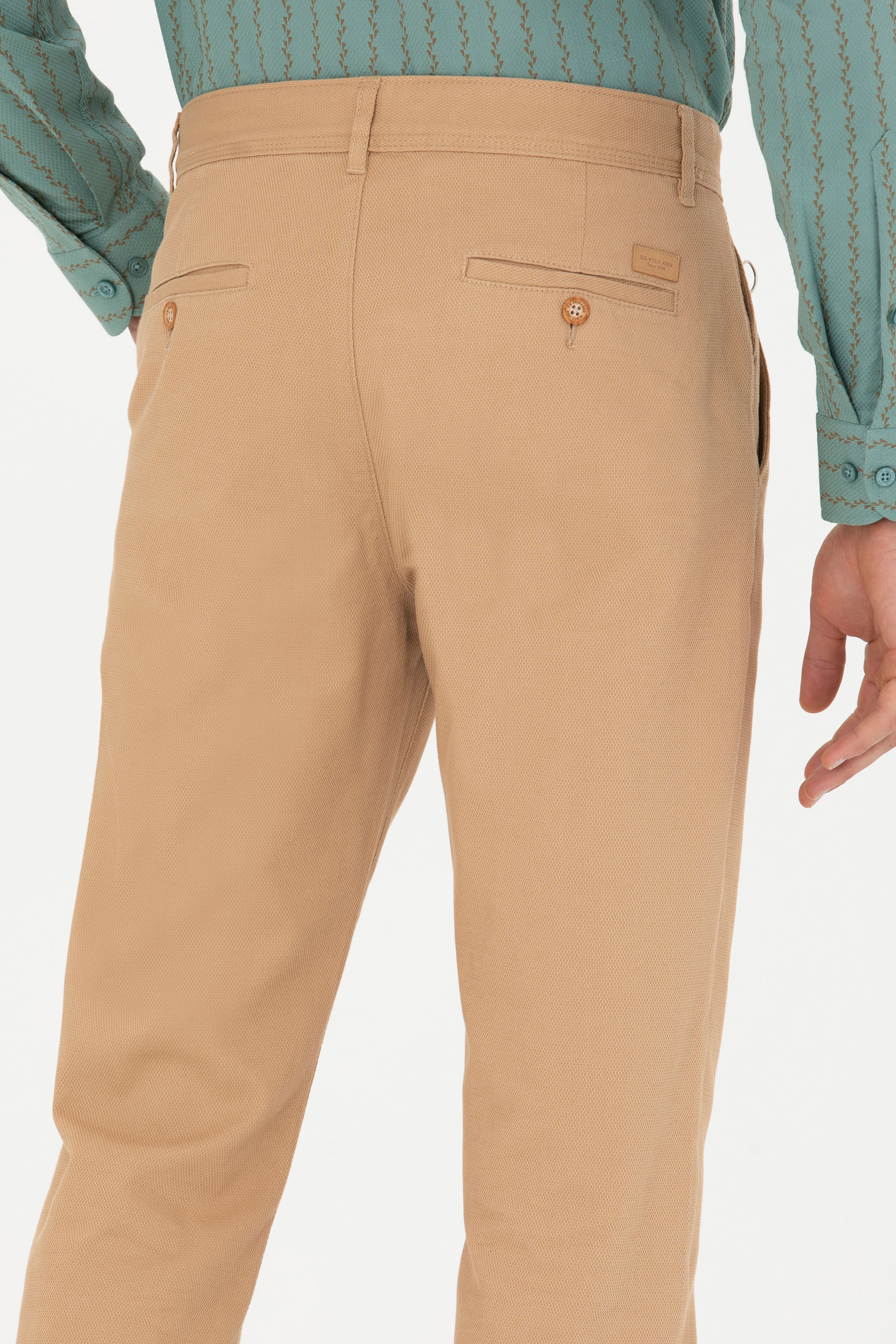 Erkek Regular Fit Camel Kanvas / Chino Pantolon - Image 7