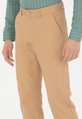 Erkek Camel Kanvas / Chino Pantolon - 50266089029