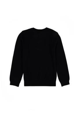 Erkek Çocuk Siyah Basic Kazak - 50275849014