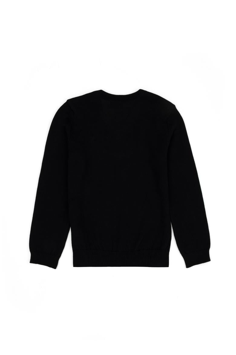 Erkek Çocuk Siyah Basic Kazak - 50275849014