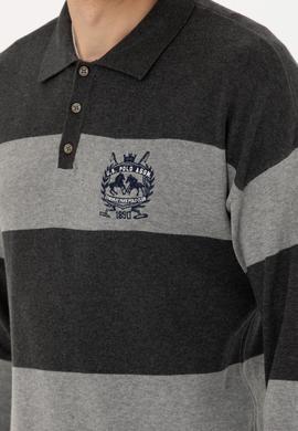 Erkek Antrasit Melanj Kazak - 50277119006