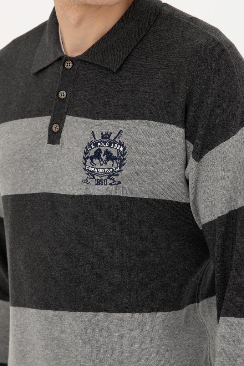 Erkek Antrasit Melanj Kazak - 50277119006