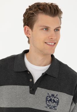 Erkek Antrasit Melanj Kazak - 50277119006